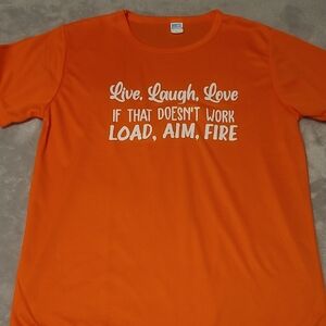 Orange Graphic Tee - Short Sleeve